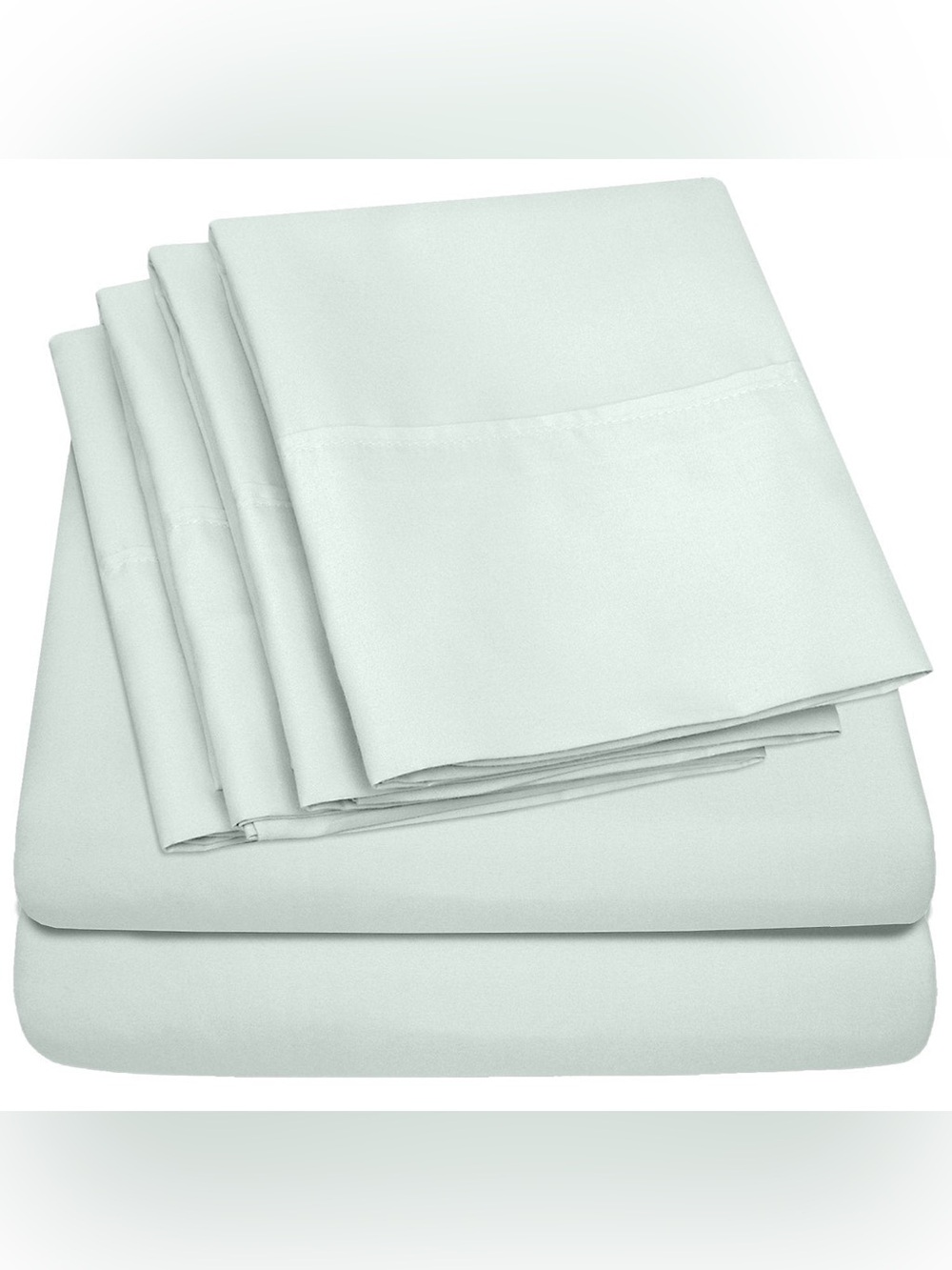 Sweet Home Collection RV Short Queen Microfiber Sheet Set Deep Pocket Green